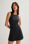 Girlfriend Collective Black Lucia Sleeveless Mini Dress