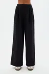 GIRLFRIEND COLLECTIVE BLACK LUXE WIDE LEG PANT