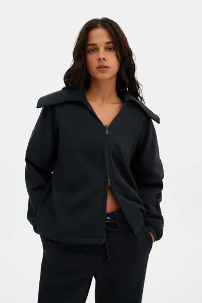 Girlfriend Collective Black Macie Layered Jacket