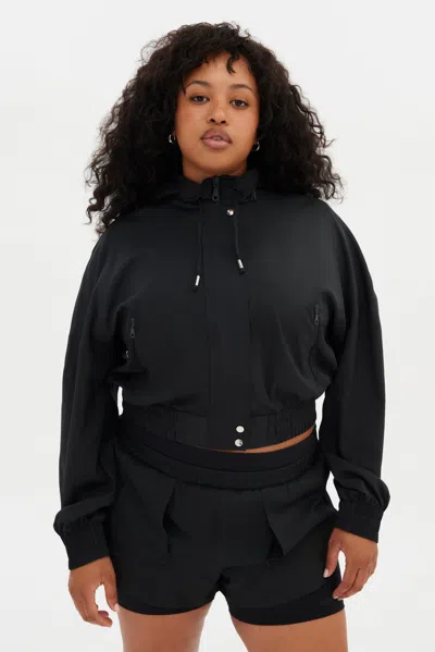 Girlfriend Collective Black Petra Bomber Jacket