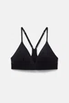 Girlfriend Collective Black Triangle Bralette