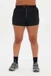 Girlfriend Collective Black Winnie Snap Short