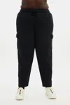 Shop Girlfriend Collective Black Winslow Cargo Sweatpant