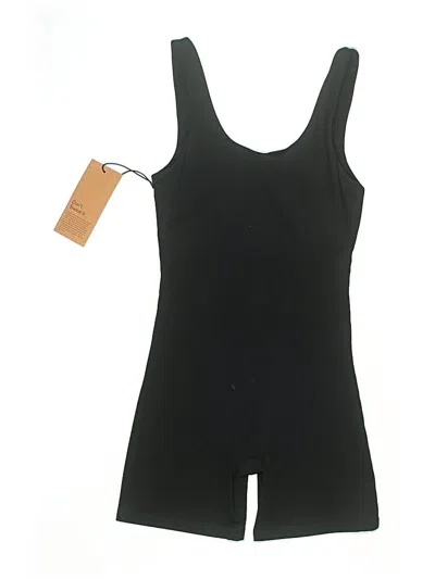 Pre-owned Girlfriend Collective Bodysuit In Black