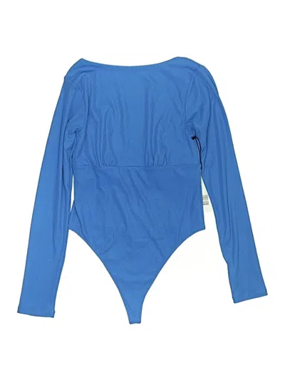 Pre-owned Girlfriend Collective Bodysuit In Blue