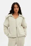 Girlfriend Collective Bone Macie Layered Jacket