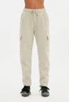 Girlfriend Collective Bone Winslow Cargo Sweatpant
