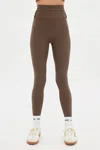 Girlfriend Collective Café Compressive Belt Loop Legging