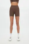 Girlfriend Collective Café Compressive Pocket Run Short