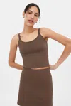 Girlfriend Collective Café Gemma Scoop Tank