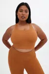 Girlfriend Collective Caramel Paloma Racerback Bra
