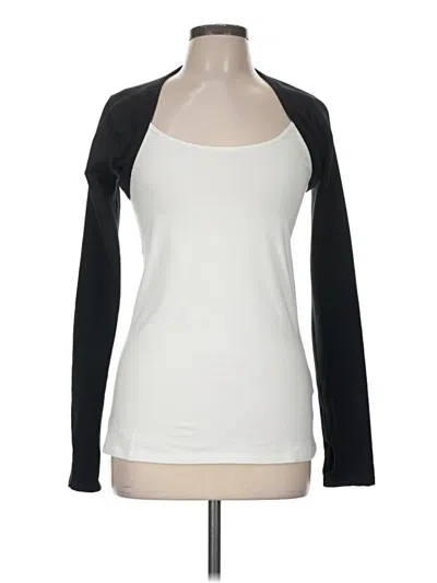 Pre-owned Girlfriend Collective Cardigan Sweater In White