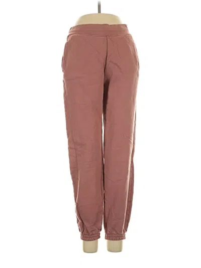 Pre-owned Girlfriend Collective Casual Pants In Brown