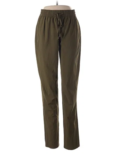 Pre-owned Girlfriend Collective Casual Pants In Green