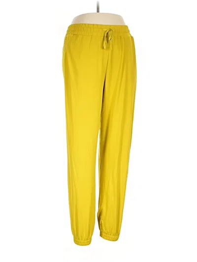 Pre-owned Girlfriend Collective Casual Pants In Yellow