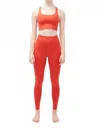 Girlfriend Collective Compressive Hig-rise Legging 28.5" In Tart In Orange