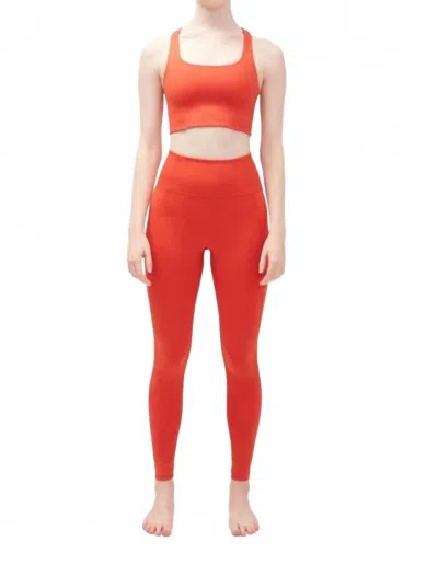 Girlfriend Collective Compressive Hig-rise Legging 28.5" In Tart