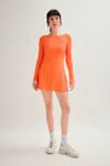 Girlfriend Collective Crush Ava Long Sleeve Mini Dress
