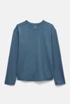 Girlfriend Collective Dolphin Reset Relaxed Fit Long Sleeve Tee