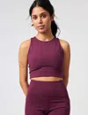 Girlfriend Collective Dylan Bra In Purple