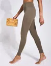 Girlfriend Collective Float High Waisted Legging In Green