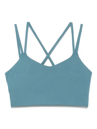 Girlfriend Collective Float Noah Sport Bra In Blue