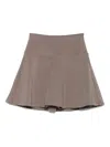 Girlfriend Collective Float Performance Skirt In Brown