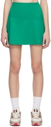 Girlfriend Collective Green Sport Skort In Saguaro
