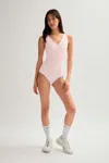 Girlfriend Collective Gumdrop Amelia V-neck Bodysuit
