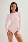 Girlfriend Collective Gumdrop Elena Long Sleeve Bodysuit