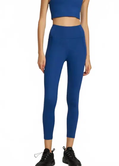 Girlfriend Collective High Rise Compressive Legging In Blue
