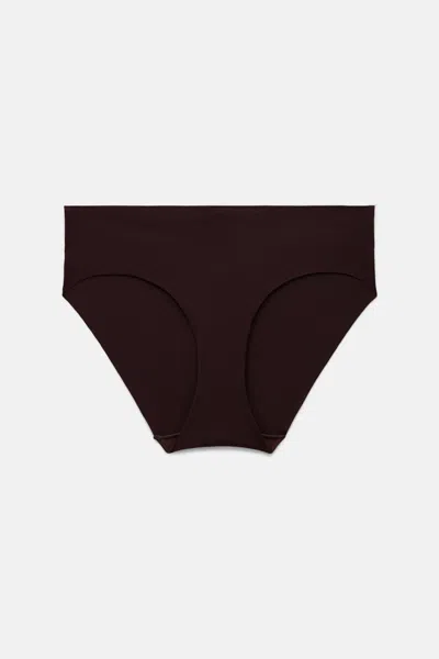 Girlfriend Collective Java Sport Brief In Brown