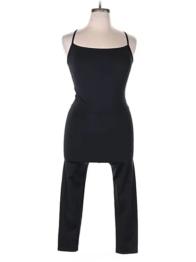 Pre-owned Girlfriend Collective Jumpsuit In Black