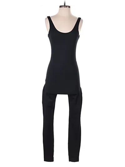 Pre-owned Girlfriend Collective Jumpsuit In Black