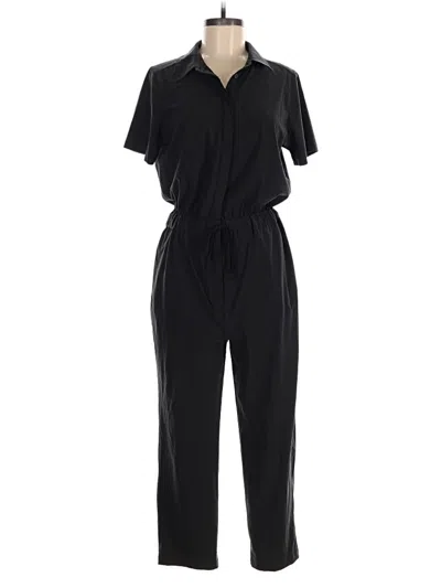 Pre-owned Girlfriend Collective Jumpsuit In Black