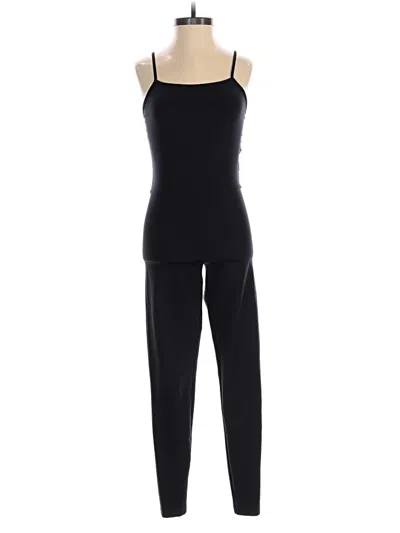 Pre-owned Girlfriend Collective Jumpsuit In Black