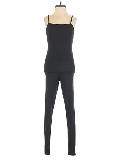 Pre-owned Girlfriend Collective Jumpsuit In Black