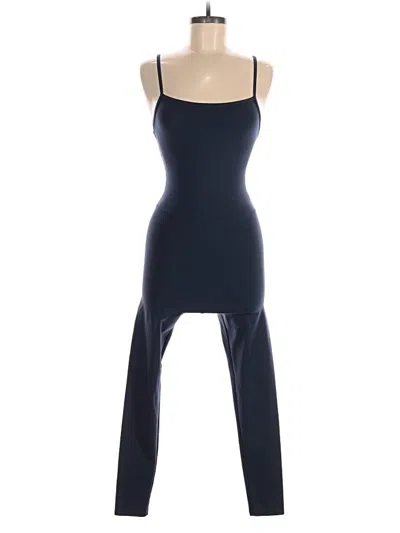 Pre-owned Girlfriend Collective Jumpsuit In Blue