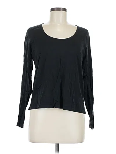 Pre-owned Girlfriend Collective Long Sleeve T-shirt In Black