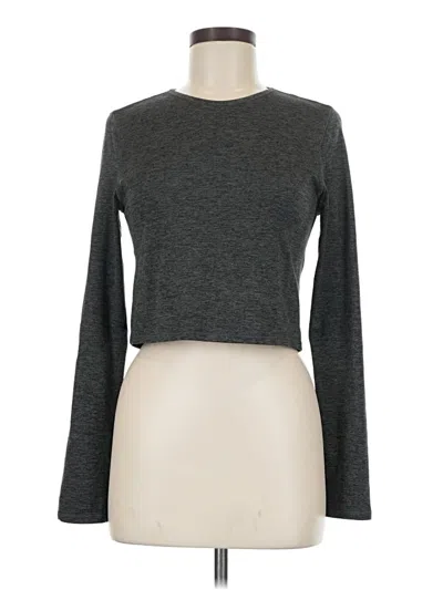 Pre-owned Girlfriend Collective Long Sleeve T-shirt In Gray