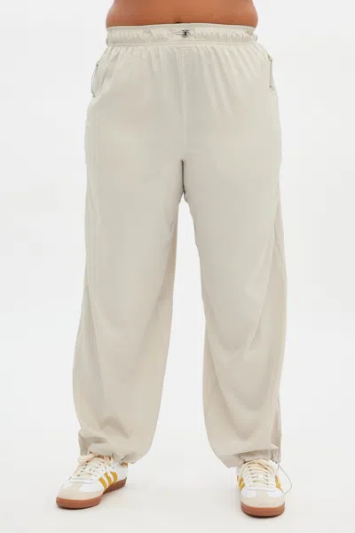 Girlfriend Collective Marble Amy Adjustable Pant In Neutral