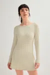 Girlfriend Collective Marble Ava Long Sleeve Mini Dress