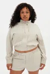 Girlfriend Collective Marble Petra Bomber Jacket