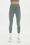 Girlfriend Collective Misty Sage Compressive High-rise Legging