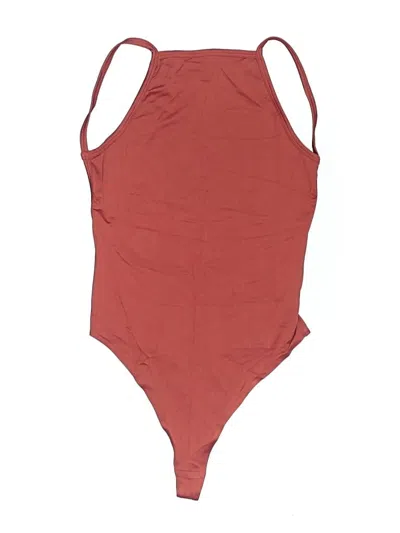 Pre-owned Girlfriend Collective One Piece Swimsuit In Burgundy