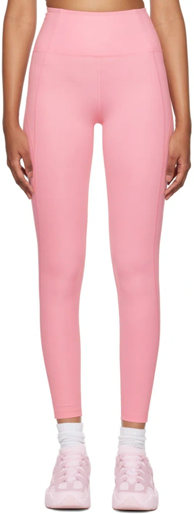Girlfriend Collective Pink Compressive Leggings In Candy Pink