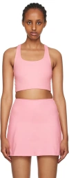 Girlfriend Collective Pink Paloma Sport Bra In Candy Pink