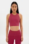 Girlfriend Collective Pomegranate Dylan Tank Bra