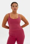 Girlfriend Collective Pomegranate Gemma Scoop Tank