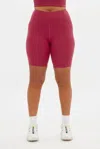 Girlfriend Collective Pomegranate High-rise Bike Short